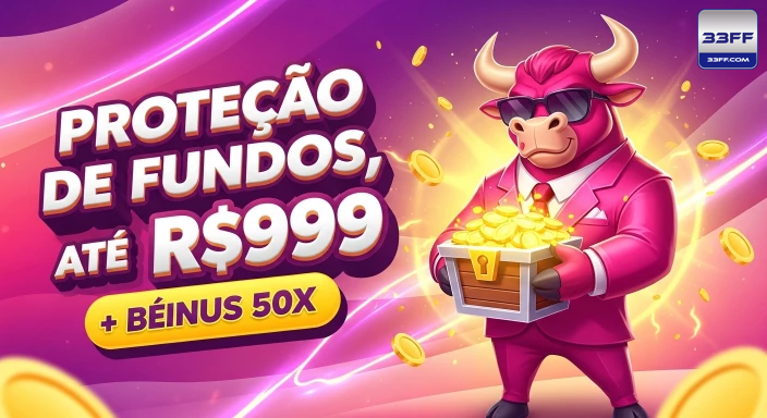 33ff — card com CTA e reforço de bônus, com composição limpa, pensado para aproximar o jogador de campanhas especiais.
